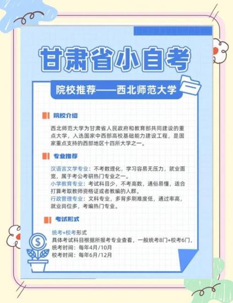 兰州大学自考本科怎么报名以及费用和相关专业