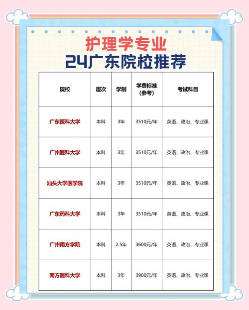 广东护理自考本科有哪些院校