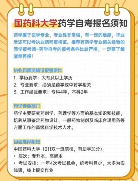 非医学专业可以自考药剂师吗
