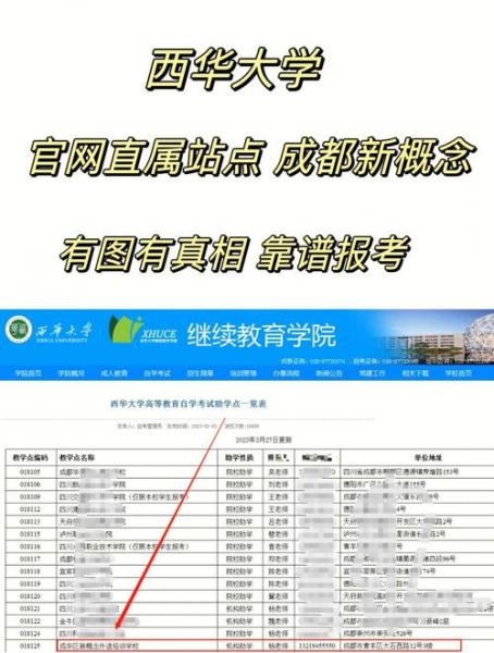 西华大学自考具体如何报考和收费?