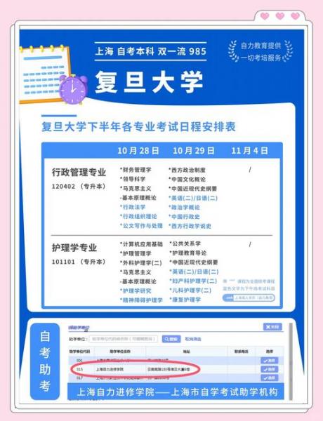 外地考生,如何报考复旦自考?(不上课只考试)