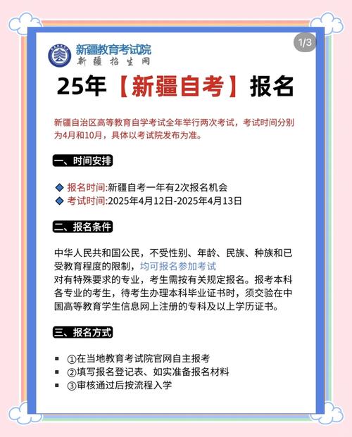 2021年新疆高等教育自学考试报考简章