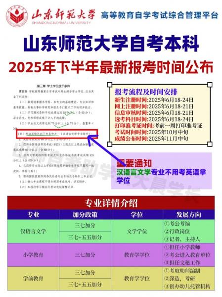 自考能考山东师范大学吗
