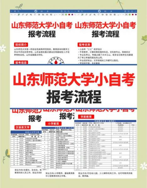 山东师范大学自考具体如何报考和收费?