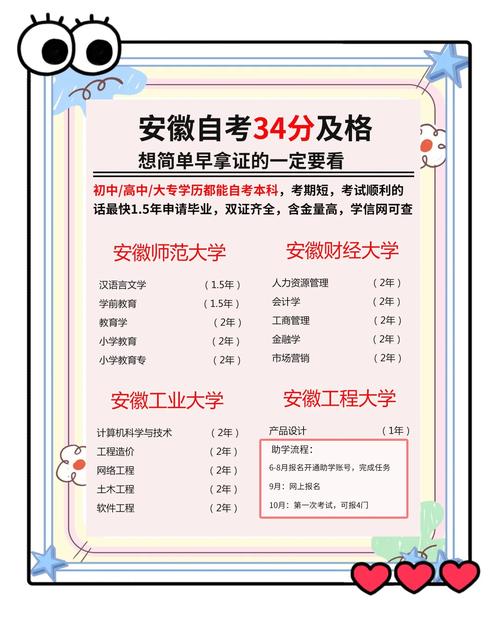 安徽有哪些好点的全日制的自考本科学学校