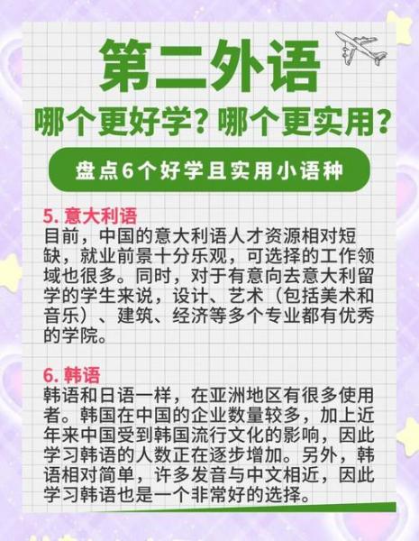 近来有哪些自考小语种比较热门